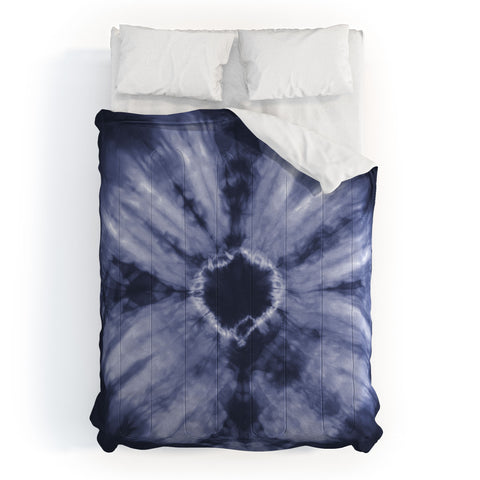 Amy Sia Tie Dye Navy Comforter
