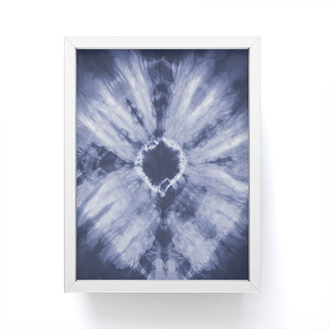 Amy Sia Tie Dye Navy Framed Mini Art Print