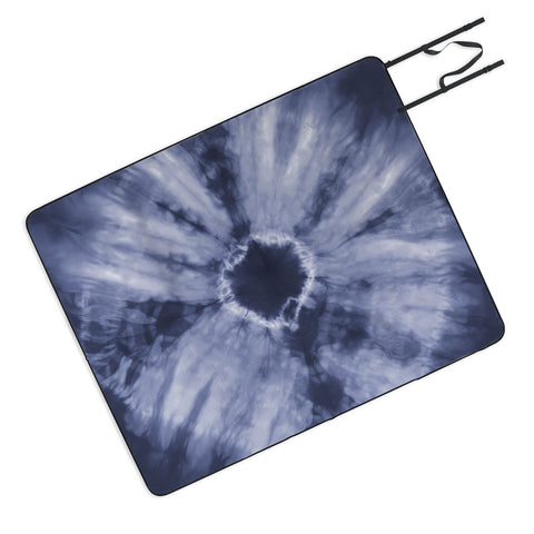 Amy Sia Tie Dye Navy Picnic Blanket