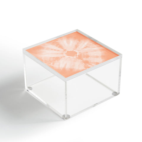 Amy Sia Tie Dye Peach Acrylic Box