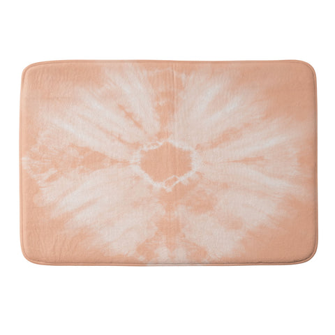 Amy Sia Tie Dye Peach Memory Foam Bath Mat