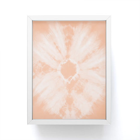 Amy Sia Tie Dye Peach Framed Mini Art Print