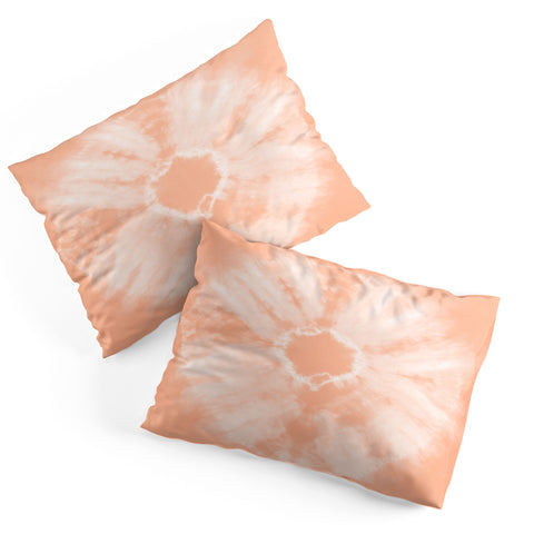 Amy Sia Tie Dye Peach Pillow Shams