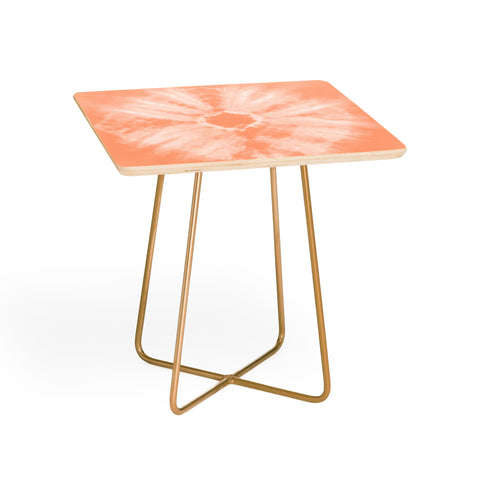 Amy Sia Tie Dye Peach Side Table