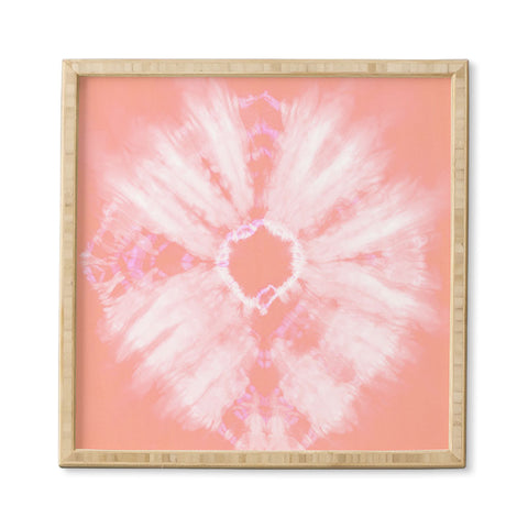 Amy Sia Tie Dye Pink Framed Wall Art