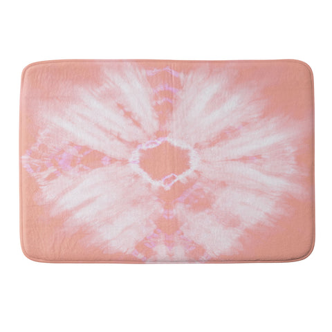 Amy Sia Tie Dye Pink Memory Foam Bath Mat
