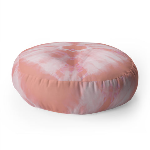 Amy Sia Tie Dye Pink Floor Pillow Round