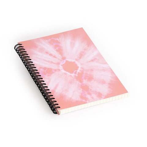 Amy Sia Tie Dye Pink Spiral Notebook