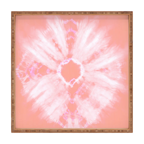 Amy Sia Tie Dye Pink Square Tray