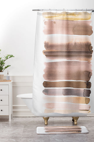 Amy Sia TRANQUIL BREATH Shower Curtain And Mat