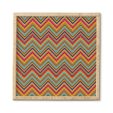 Amy Sia Tribal Chevron Framed Wall Art