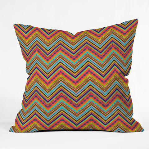 Amy Sia Tribal Chevron Outdoor Throw Pillow