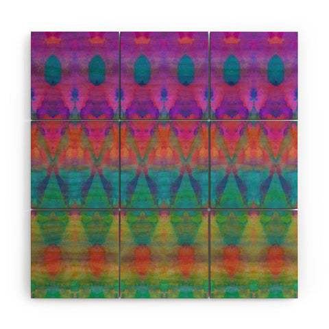 Amy Sia Tribal Diamonds 1 Wood Wall Mural