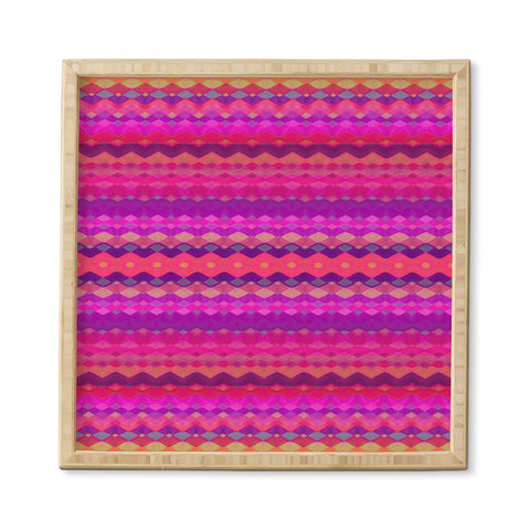 Amy Sia Tribal Diamonds 2 Framed Wall Art