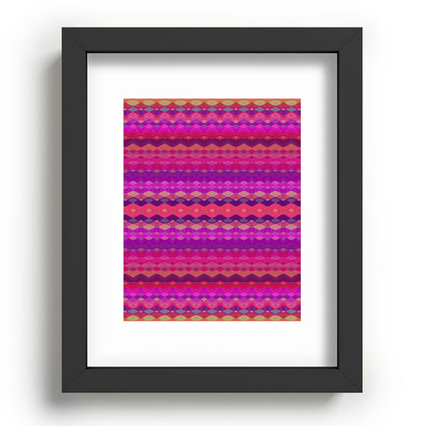 Amy Sia Tribal Diamonds 2 Recessed Framing Rectangle