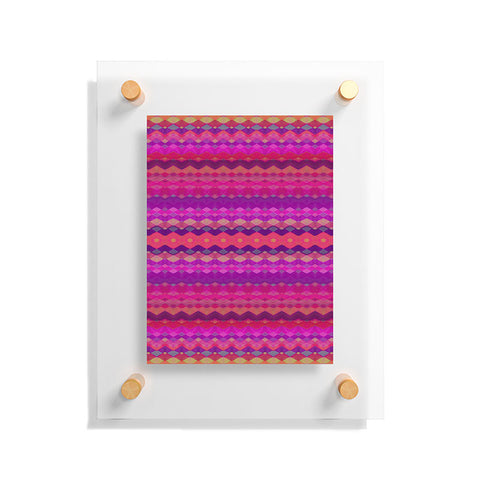Amy Sia Tribal Diamonds 2 Floating Acrylic Print