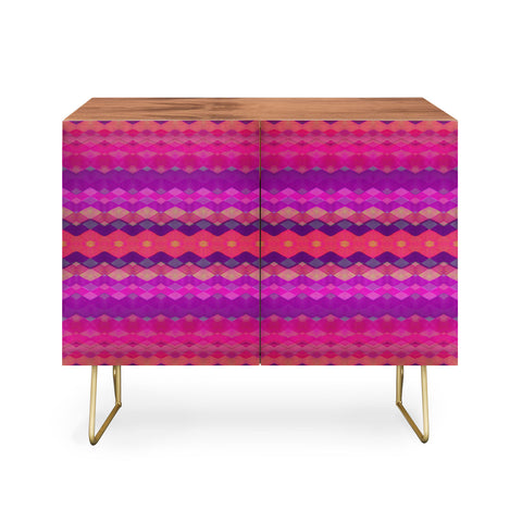 Amy Sia Tribal Diamonds 2 Credenza