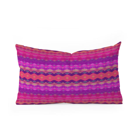Amy Sia Tribal Diamonds 2 Oblong Throw Pillow