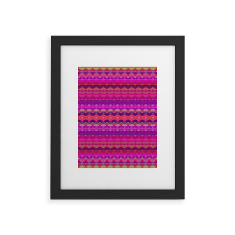 Amy Sia Tribal Diamonds 2 Framed Art Print