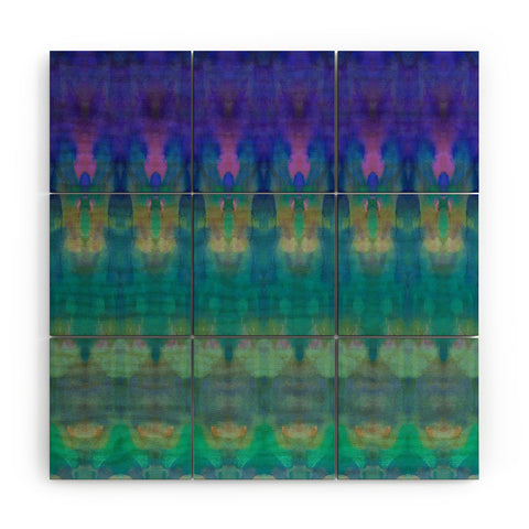 Amy Sia Tribal Diamonds 3 Wood Wall Mural