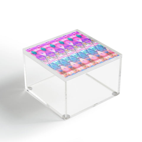 Amy Sia Tribal Diamonds Pastel Pink Acrylic Box