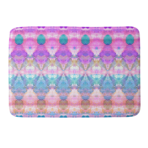 Amy Sia Tribal Diamonds Pastel Pink Memory Foam Bath Mat