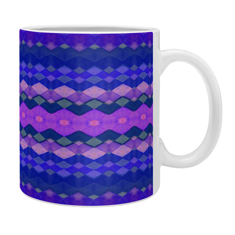 Amy Sia Tribal Diamonds Two Blue Coffee Mug