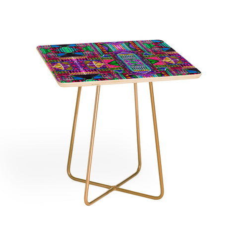 Amy Sia Tribal Patchwork Pink Side Table