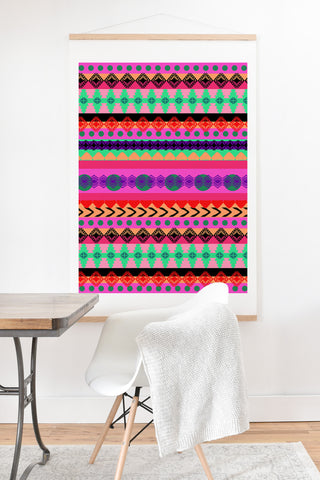 Amy Sia Tribal Stripe Art Print And Hanger