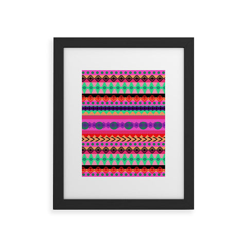 Amy Sia Tribal Stripe Framed Art Print