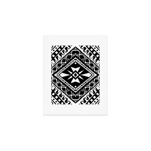 Amy Sia Tribe Black and White 1 Art Print