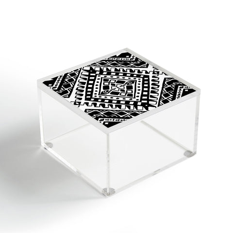 Amy Sia Tribe Black and White 2 Acrylic Box