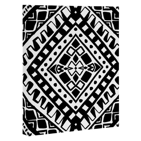Amy Sia Tribe Black and White 2 Art Canvas