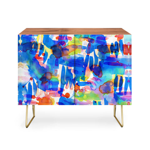 Amy Sia Tropico Blue Credenza