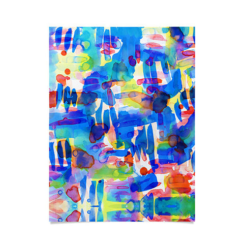 Amy Sia Tropico Blue Poster