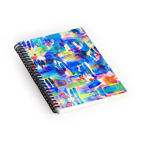 Amy Sia Tropico Blue Spiral Notebook