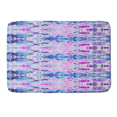 Amy Sia Ubud Blue Memory Foam Bath Mat
