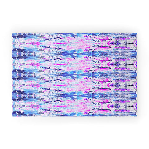 Amy Sia Ubud Blue Welcome Mat