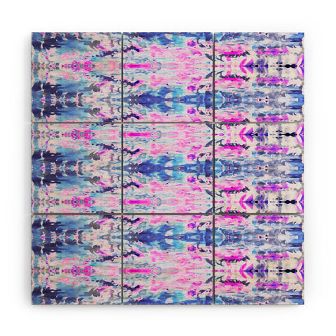 Amy Sia Ubud Blue Wood Wall Mural