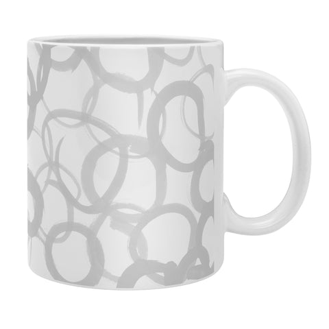 Amy Sia Watercolor Circle Gray Coffee Mug