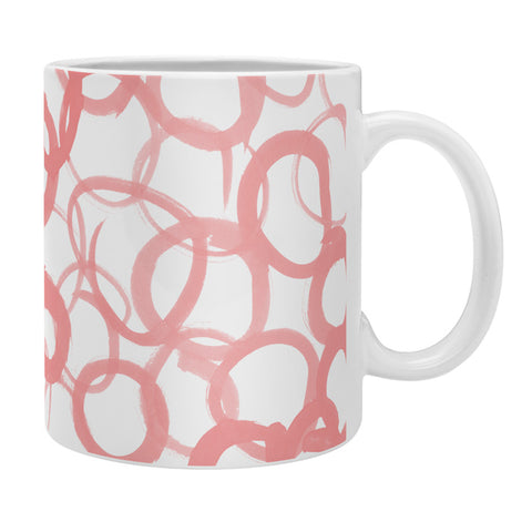 Amy Sia Watercolor Circle Rose Coffee Mug