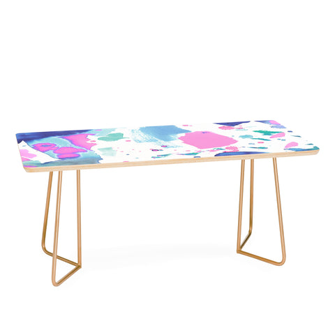 Amy Sia Watercolor Splash 2 Coffee Table