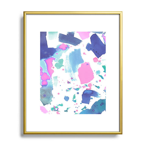 Amy Sia Watercolor Splash 2 Metal Framed Art Print