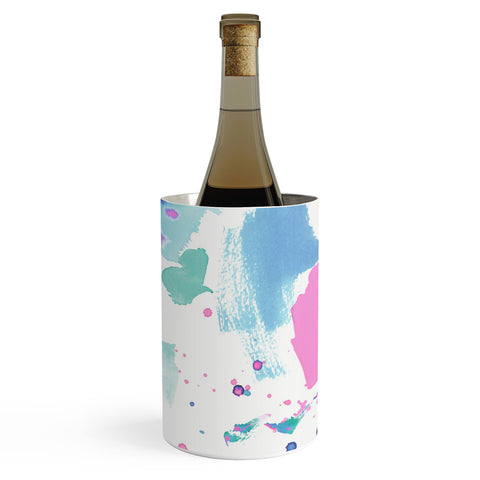 Amy Sia Watercolor Splash 2 Wine Chiller