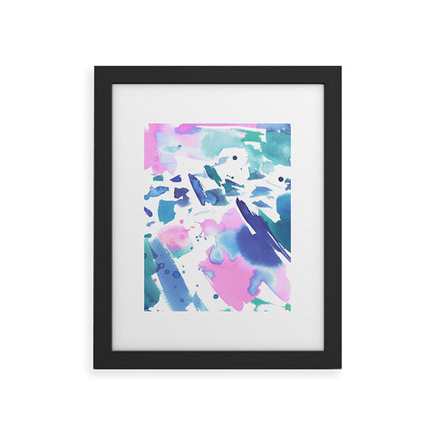 Amy Sia Watercolor Splash Framed Art Print