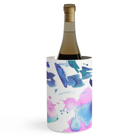 Amy Sia Watercolor Splash Wine Chiller