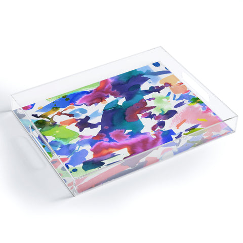Amy Sia Watercolor Splatter 2 Acrylic Tray