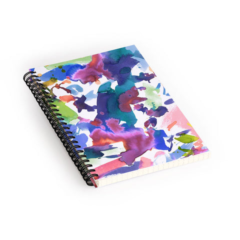 Amy Sia Watercolor Splatter 2 Spiral Notebook