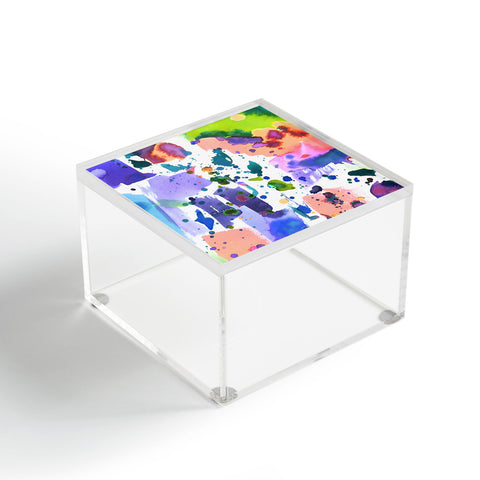 Amy Sia Watercolor Splatter Acrylic Box