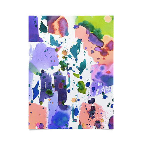 Amy Sia Watercolor Splatter Poster